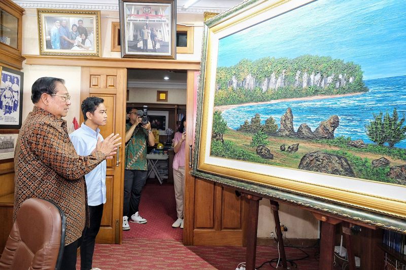 Gibran Mendapat Wejangan dari SBY