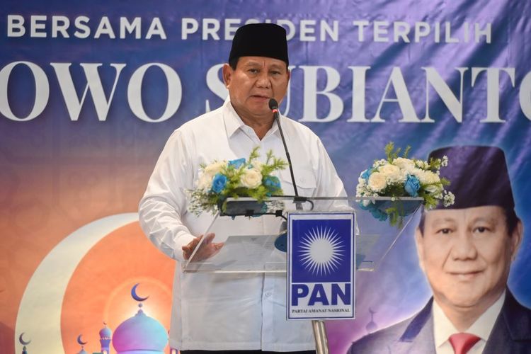 Prabowo Subianto Beri Selamat atas Pencapaian PAN di Pemilu 2024