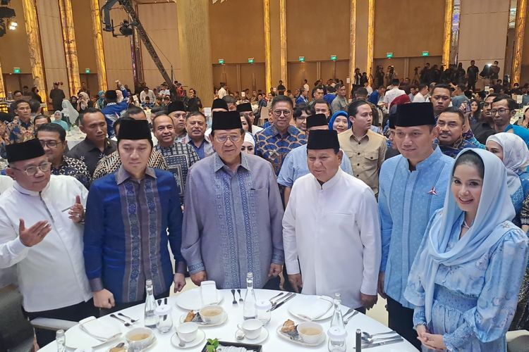 Prabowo Buka Puasa Bareng Demokrat, Semeja dengan SBY, AHY, Ibas